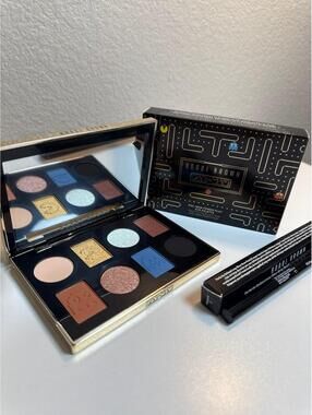 Bundle 2 Bobbi Brown Pac-Man Power Play Eyeshadow Palette &   Brow Pencil